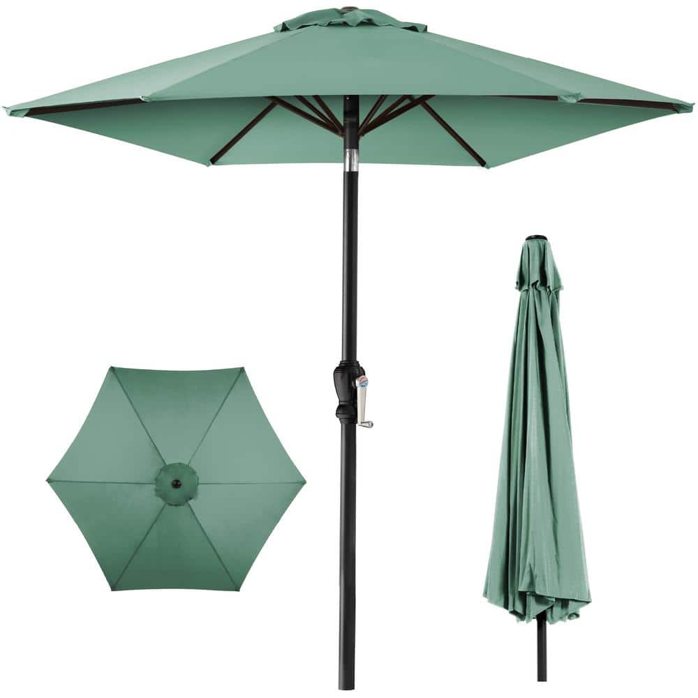 enclosed patio umbrella Runesay 14.8 ft. Market Patio Umbrella Double Sided Outdoor Umbrella Rectangular Large with Crank in Navy Blue