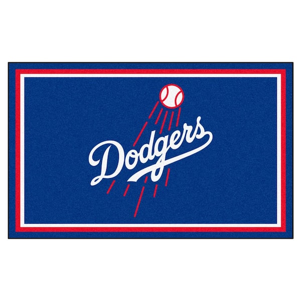 FANMATS Los Angeles Dodgers 4 ft. x 6 ft. Area Rug
