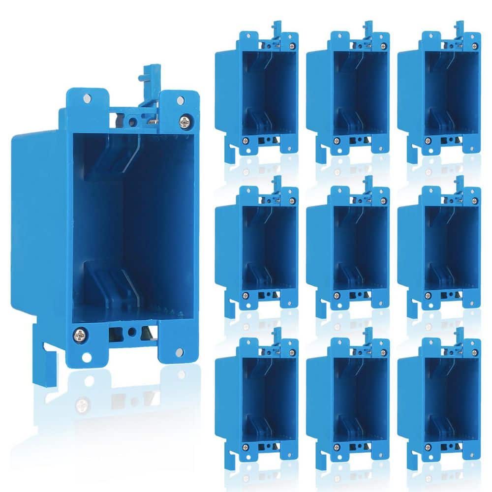 10-Pack Single Gang Electrical Outlet Box, Electrical Outlet Box Extenders for Residential, Commercial price history on PriceWatchPro