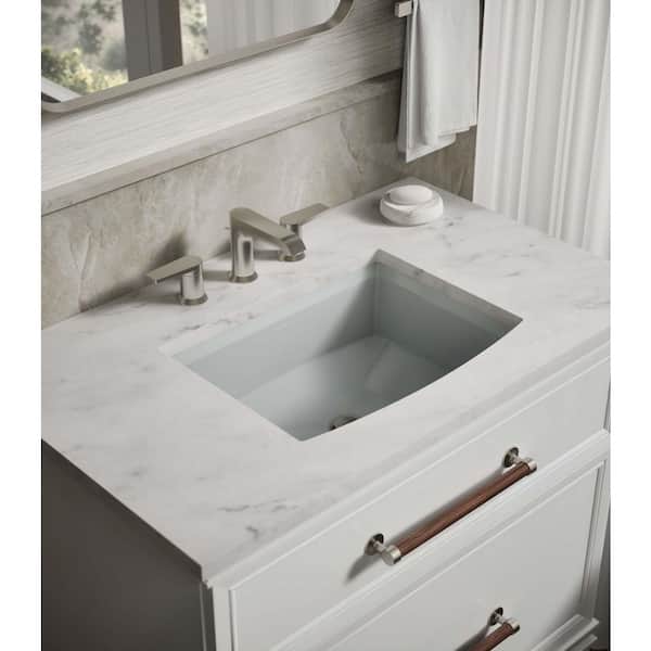Archer 19.9 in. x 15.32 in. Undermount Bathroom Sink in Ice Grey Vitreous China