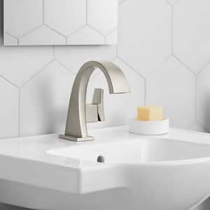 Katun Single Hole 1-Handle Bathroom Faucet in Vibrant Brushed Nickel