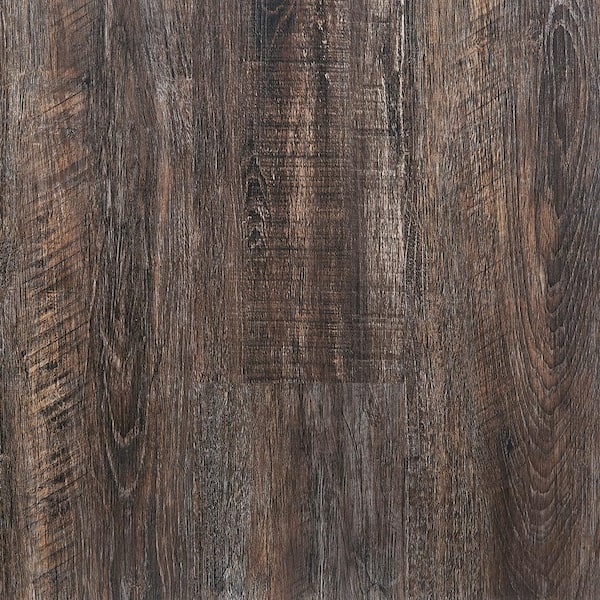 Islander Umber Oak 8 MIL x 5.9 in. W x 48 in. L Click Lock Waterproof Luxury Vinyl Plank Flooring (19.7 sqft/case)