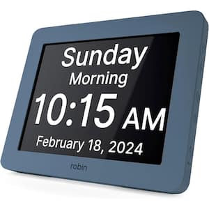 Clock 2024 with Day and Date for Elderly, Clocks for Seniors, Digital Calendar, Winter Day