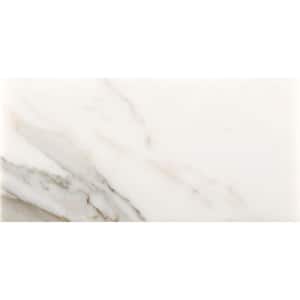 Marble Calacata Oro 4.02 in. x 7.99 in. Marble Wall Tile (0.22 sq. ft.)