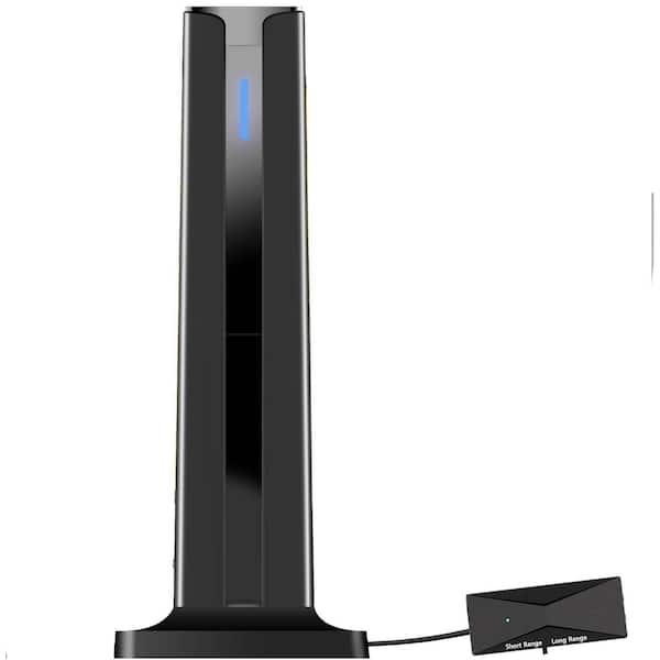 EKIEUDL 2025 HD Digital TV Antenna Indoor Long Range 360° Reception for Smart TV Local Channels Easy Setup with 3M Stick Base