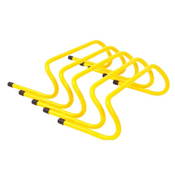 Reviews for Trademark Innovations 6 in. Speed Training Hurdles in Yellow  (5-Pack)