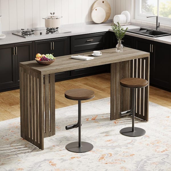 Bar Height Narrow Kitchen Bar Table Counter Height Dining Table