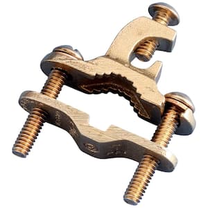 Universal 1 in. Bronze Grounding Clamp for Rods, Rebar, Pipes (50-Pack)