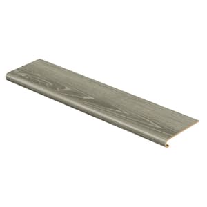 Sterling Oak/Gray Birch Wood 47 in. Length x 12-1/8 in. Deep x 1-11/16 in. Height Vinyl Overlay for Stairs 1 in. T