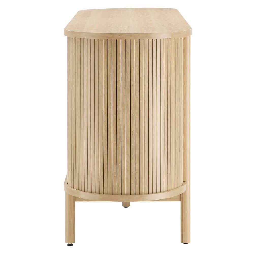 Cadence 63" Oak Sideboard with Fluted Details