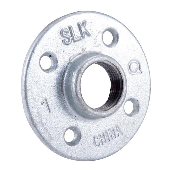 STZ 1 in. Galvanized Iron Floor Flange