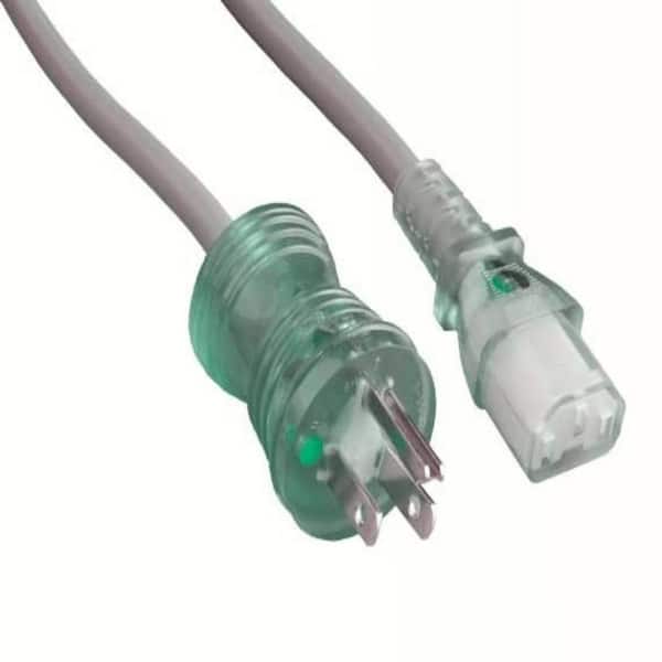 SANOXY 6 ft. 14 AWG 15 Amp 125-Volt Hospital-Grade Power Cord (NEM Amp 5-15P to IEC320 C13)