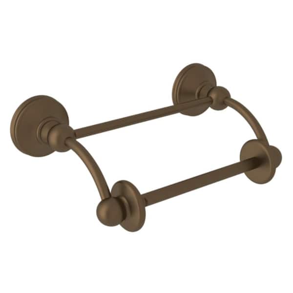 Georgian Era Wall Mount Toilet Paper Holder in English Bronze