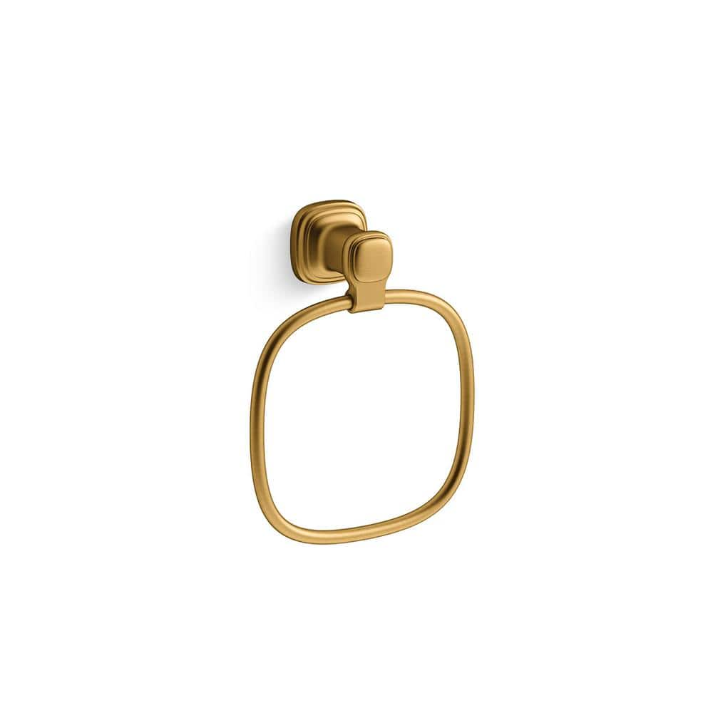 KOHLER Numista Towel Ring In Vibrant Brushed Moderne Brass R30663 2MB   Vibrant Brushed Moderne Brass Kohler Towel Rings R30663 2mb 64 1000 