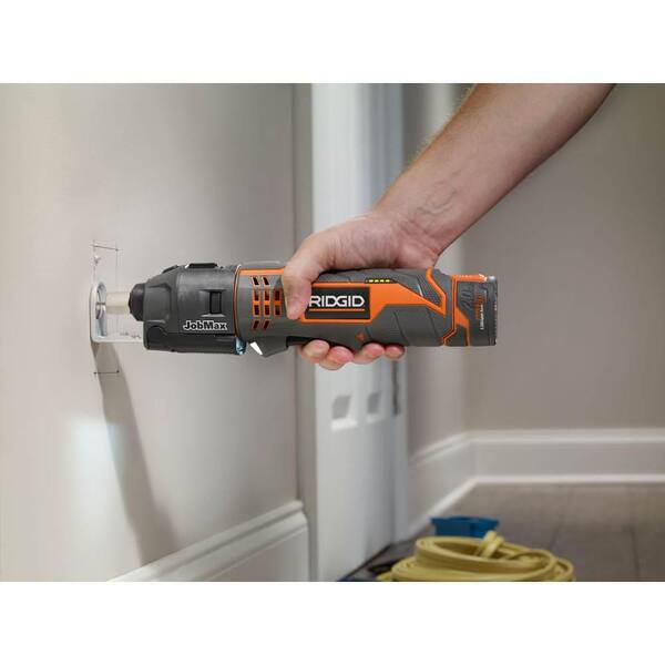 RIDGID ROTARY DRYWALL CUTTER HEAD ATTACHMENT 18v VOLT JOBMAX R8223409B RECON 