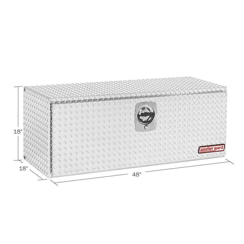 48.13 Diamond Plate Aluminum Underbody Truck Tool Box