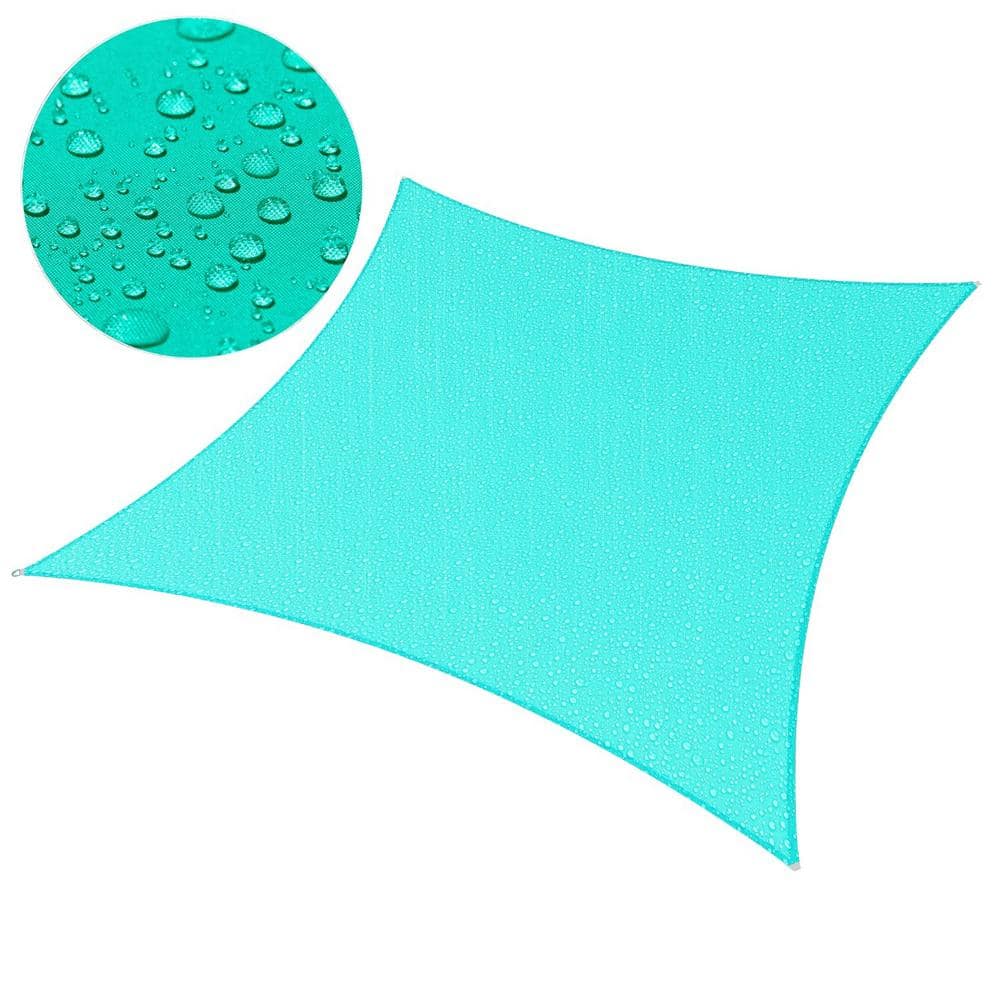 9.5 ft. x 9.5 ft. Square Waterproof Sun Shade Sail - Turquoise price history on PriceWatchPro