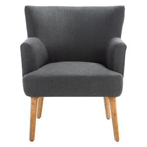 Delfino Dark Gray Upholstered Accent Chairs