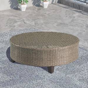 Round Wicker Outdoor Coffee Table