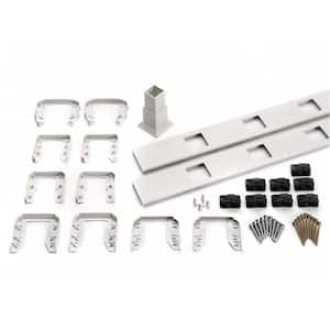 Transcend 67.5 in. Classic White Accessory Infill Kit for Square Composite Balusters-Stair