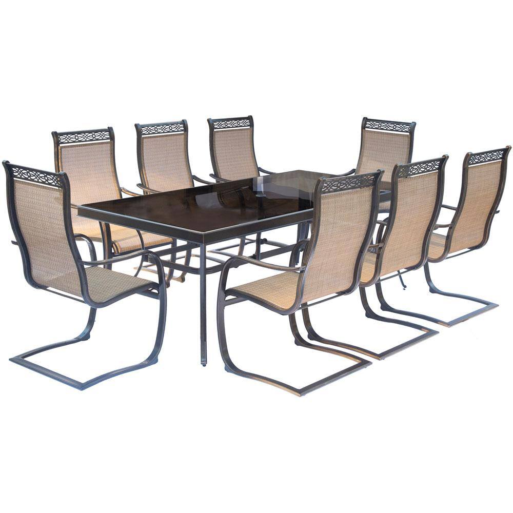 rectangle glass patio table and chairs