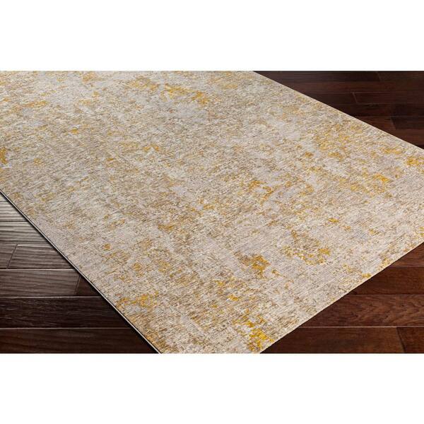 Georgia Light Gray Abstract 8 ft. x 10 ft. Indoor Area Rug