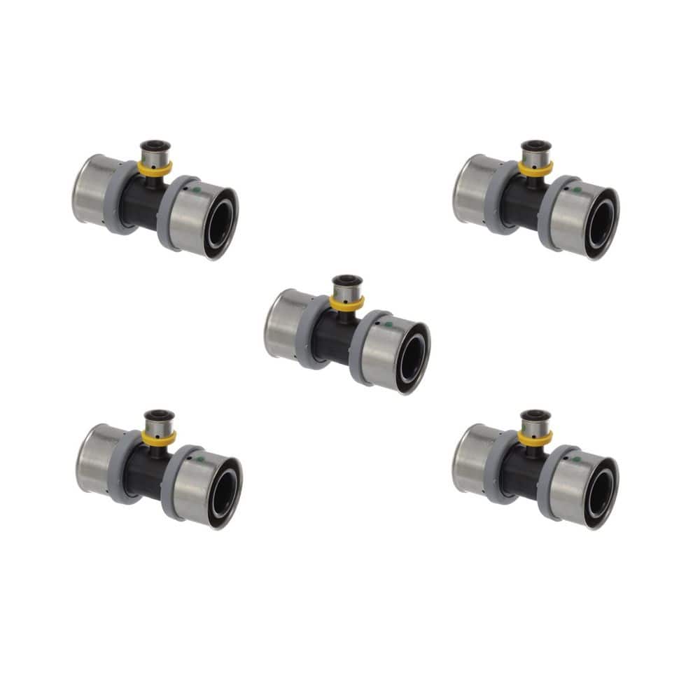 PureFlow 1-1/2 in. x 1-1/2 in. x 1/2 in. Press Polymer Tee (5-pack) price history on PriceWatchPro