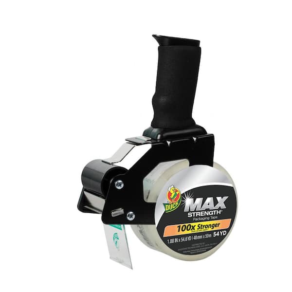 Duck MAX Strength Tape Dispenser with 1.88 in. x 54.6 yds. Packaging Tape