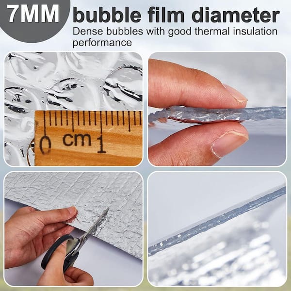 Fiberglass Cotton Roll Aluminum Foil Veneer Double-Sided Flame Retardant Low Thermal