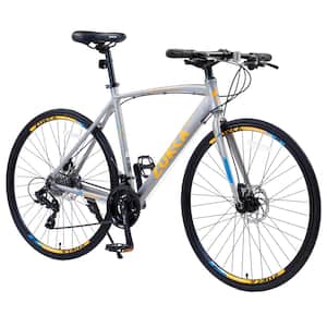 24 Speed Hybrid Bike Disc Brake 700C Road Bike For Men Women's City Bicycle