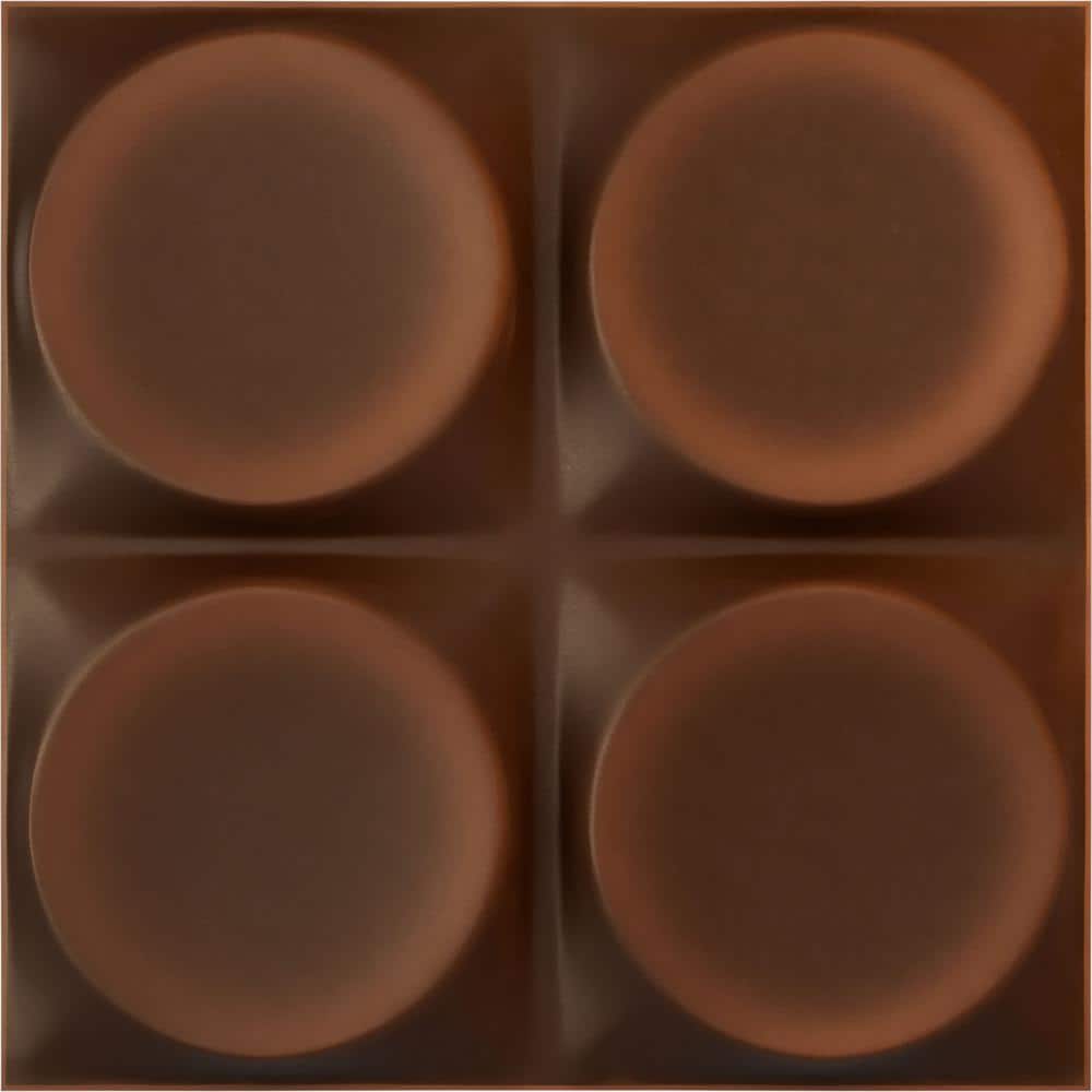 11 7/8 in. x 11 7/8 in. Adonis EnduraWall Decorative 3D Wall Panel, Aged Metallic Rust (Covers 0.98 Sq. Ft.) price history on PriceWatchPro