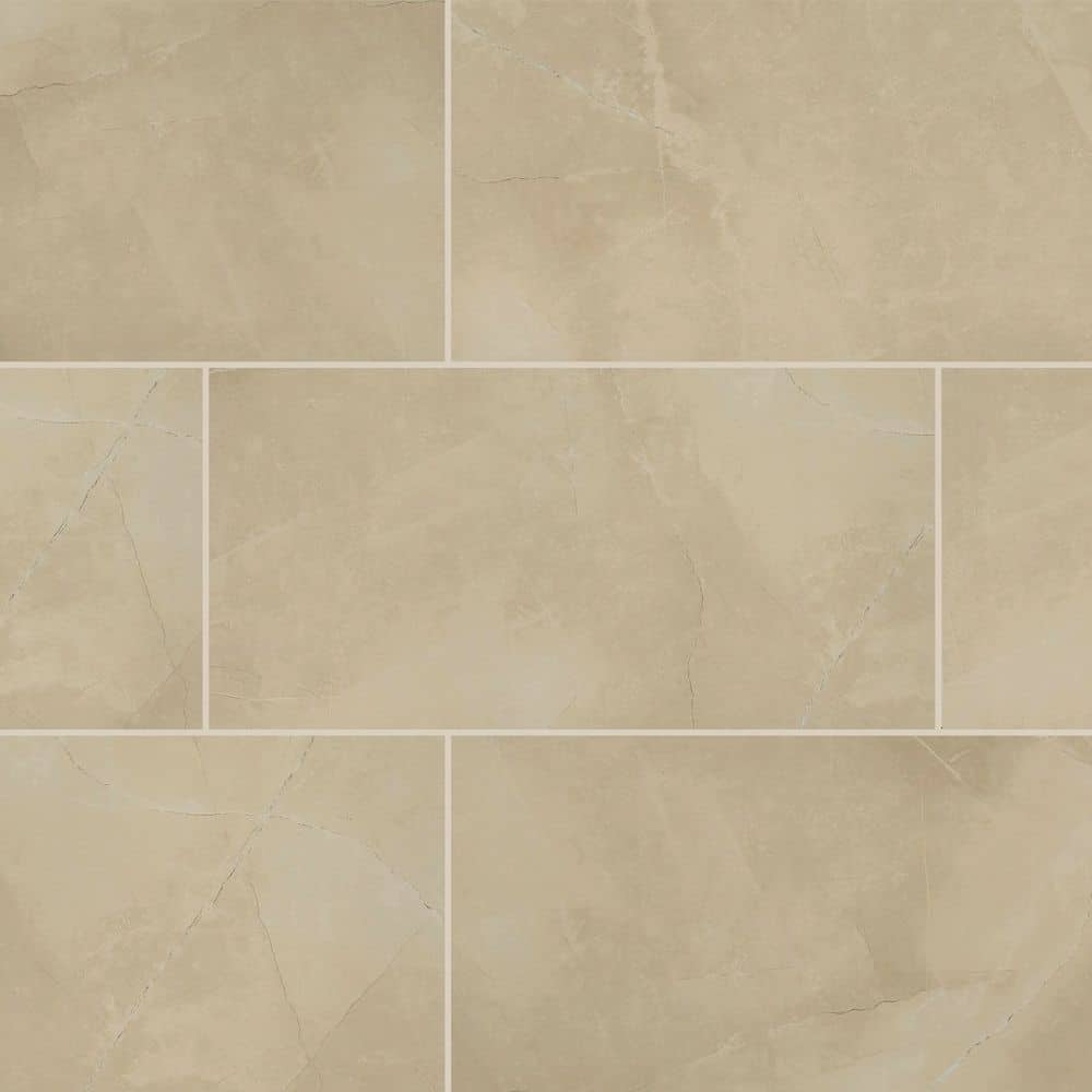 Madison Galaxia 12 in. x 24 in. Matte Porcelain Marble Look Floor and Wall Tile (16 sq. ft./Case) price history on PriceWatchPro