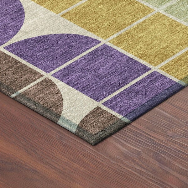 Chantille Machine Washable Indoor/Outdoor Abstract ACN2418 Blue 10 ft. x 14 ft. Area Rug