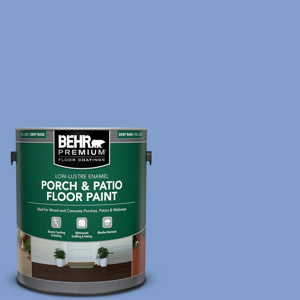 1 gal. #BIC-09 Caribbean Sky Low-Lustre Enamel Interior/Exterior Porch and Patio Floor Paint price history on PriceWatchPro