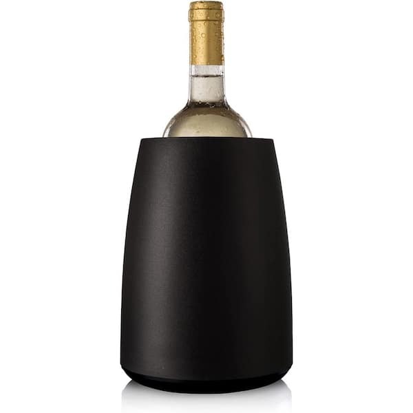 VACU VIN Elegant Black Wine Active Cooler 3649460-USA - The Home Depot