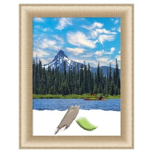 Elegant Brushed Honey Picture Frame Opening Size 18 x 24 in.