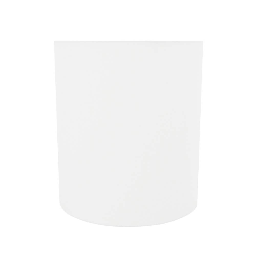 Aspen Creative Corporation 14 in. x 16 in. White Drum/Cylinder Lamp ...