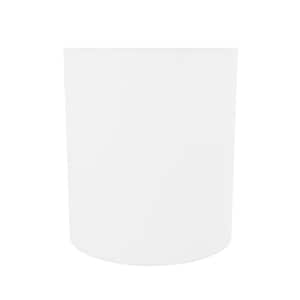 14 in. x 16 in. White Drum/Cylinder Lamp Shade