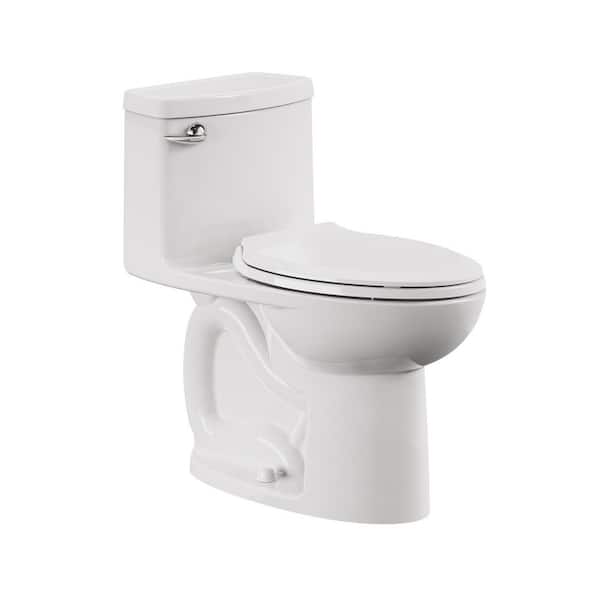 Compact Cadet 3-FloWise Tall Height 1-Piece 1.28 GPF Single Flush Elongated Toilet in White, Seat Included
