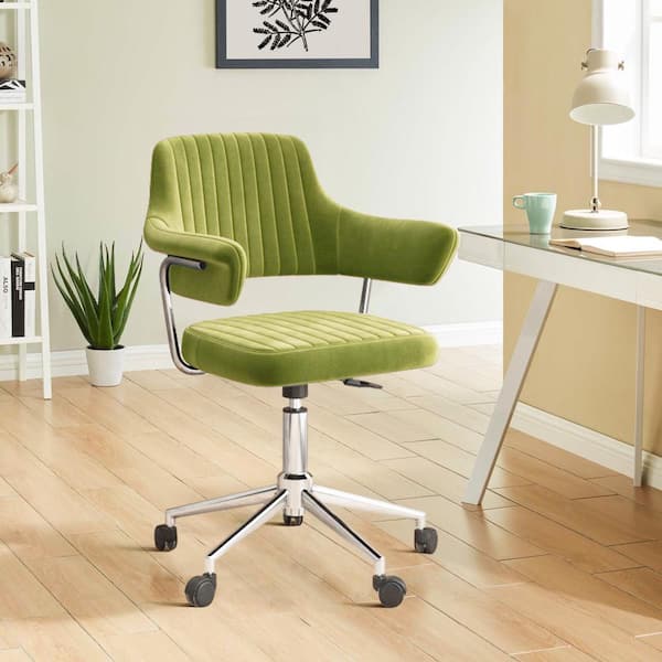null Beige Basics Classic, Adjustable, Swivel Office Desk Chair with Casters and Twill Fabric
