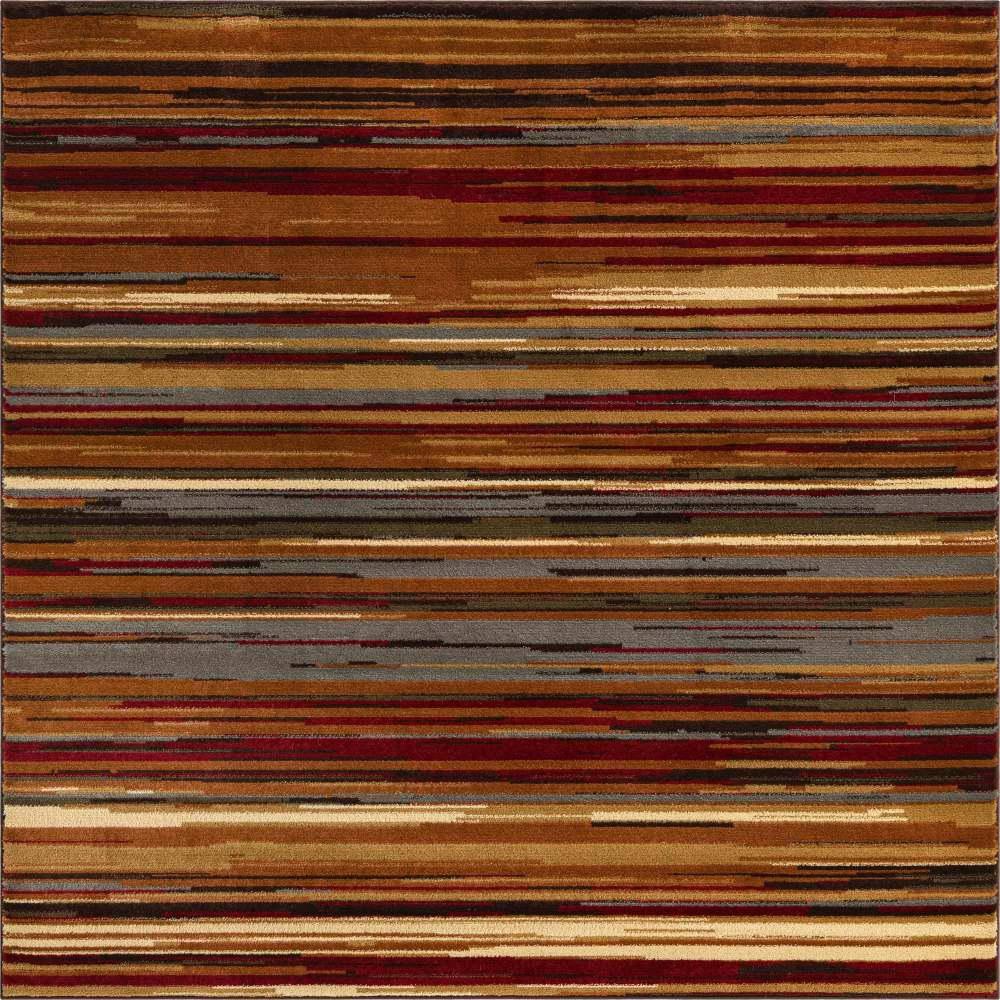 Unique Loom Barista Icatu Beige 6' 0 x 6' 0 Area Rug 3163969 The Home