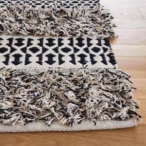 Natura Black/Ivory 4 ft. x 6 ft. Abstract Native American Area Rug