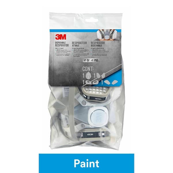 3M OV P95 Disposable Paint Project Respirator, Size Large