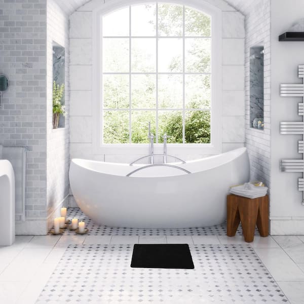 Cheers US Shower and Bath Mat,Machine Washable Bathtub Mats, Extra