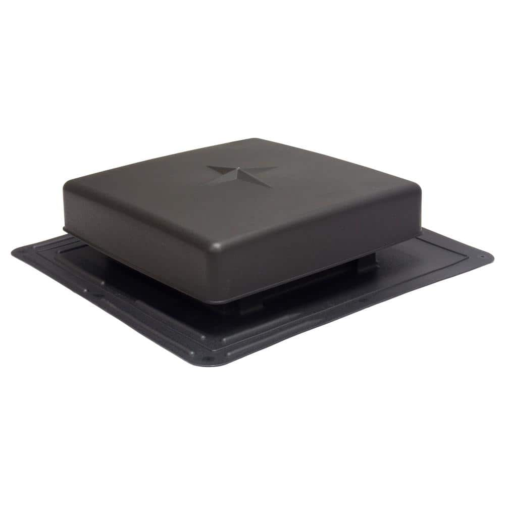 Air Vent 61 Sq. In. Nfa Plastic Square-top Roof Louver Static Roof Vent 