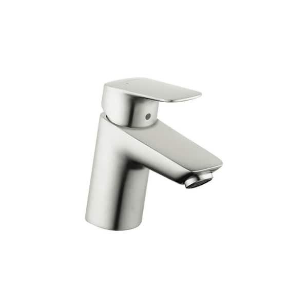 Hansgrohe Logis Single Handle Single Hole Bathroom Faucet in Brushed Nickel