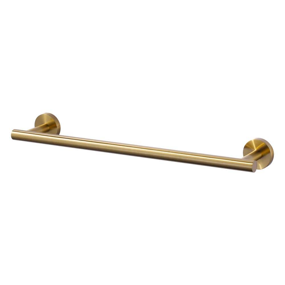 24'' Brushed Gold Stainless Steel Wall Mounted Towel Bar