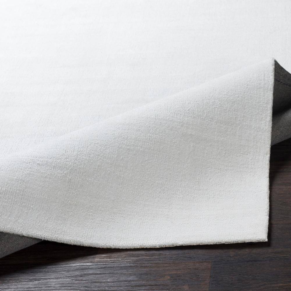 Silvana Hand Loomed White Synthetic 5' x 7' Rug