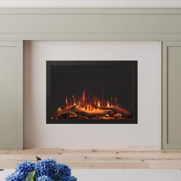Highmark Traditional 26 in. Smart Electric Fireplace Insert, Firebox Heater, Multi-Color Flames, Remote, 5118 BTU, Wi-Fi