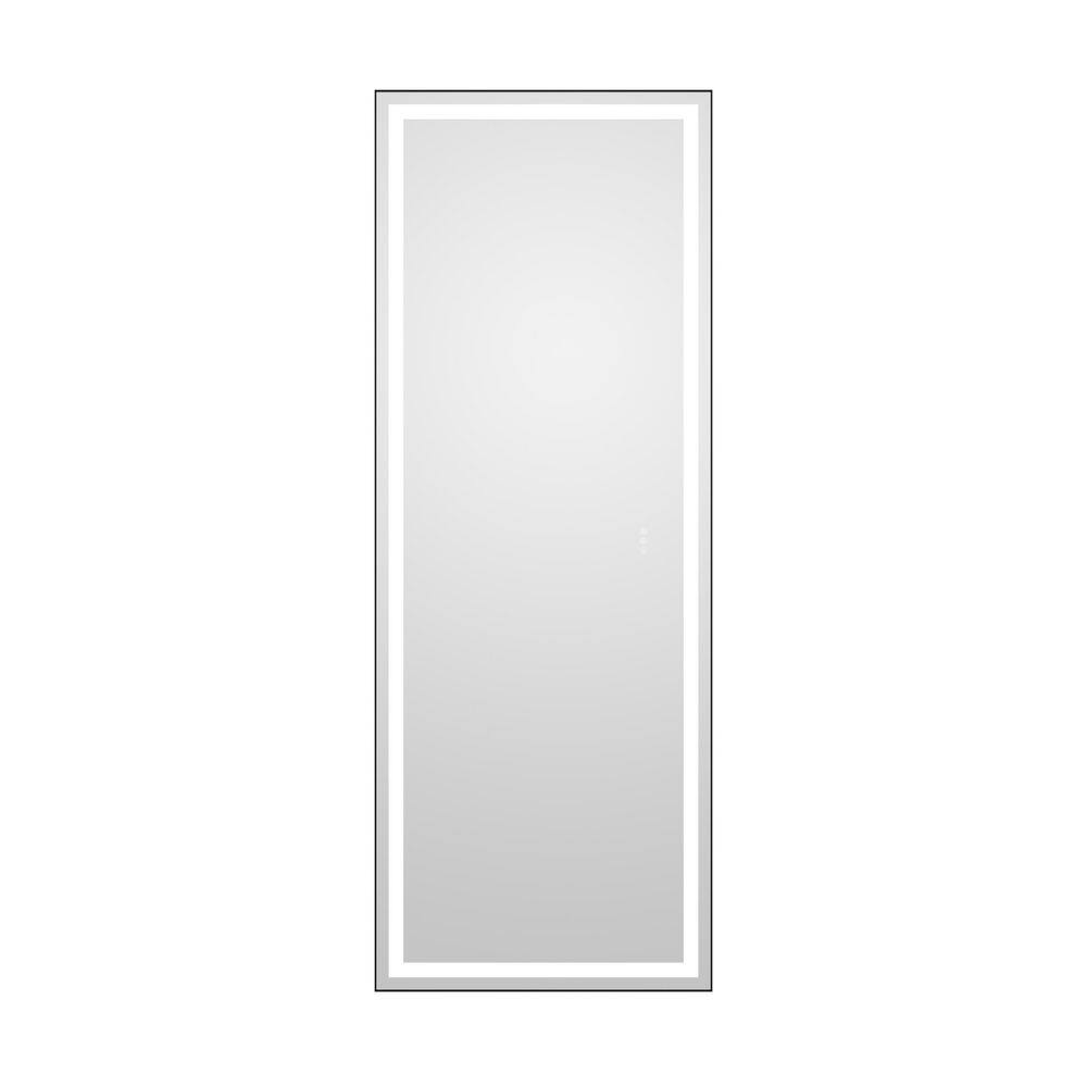 36 in. W x 96 in. H Rectangular Framed Wall Mounted LED 3 Color ...